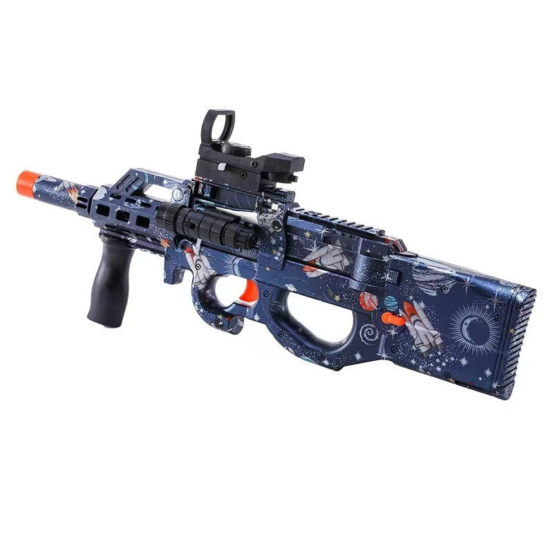 Electric High-speed Continuous Hair Soft Elastic Boy Crystal Toy Gun