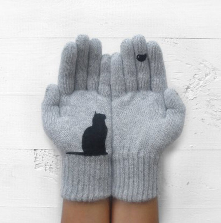 Women's wool gloves