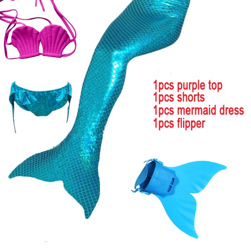 Palmes de sirène Monopalme Chaussures de natation pour enfants Palmes d'entraînement à la natation