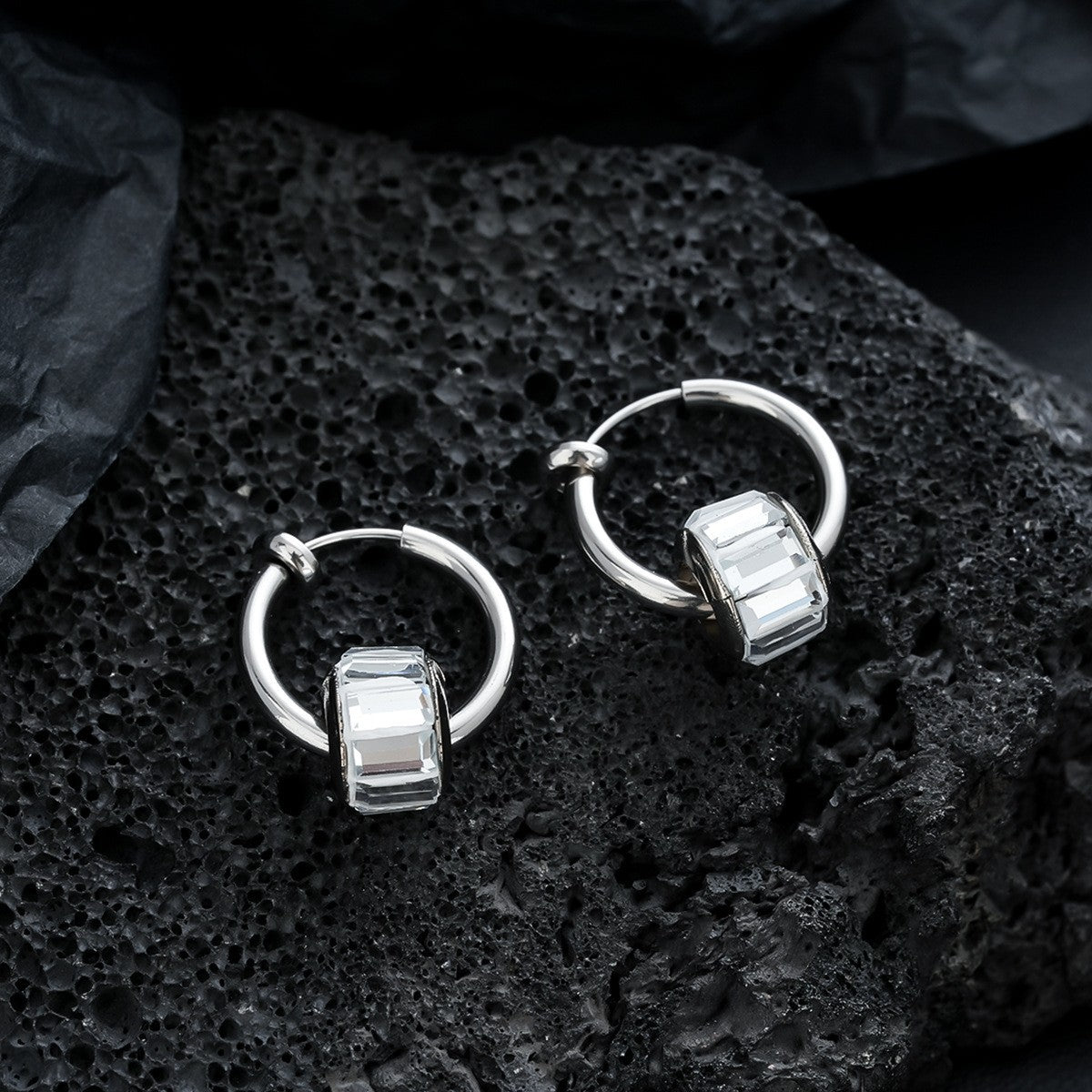Trendy Men's Ear Studs & Ear Cuffs, High-End Unisex Earrings