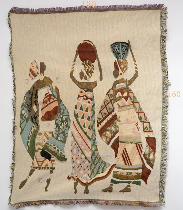 Jacquard Thread Blanket Double-Sided Woven Blanket