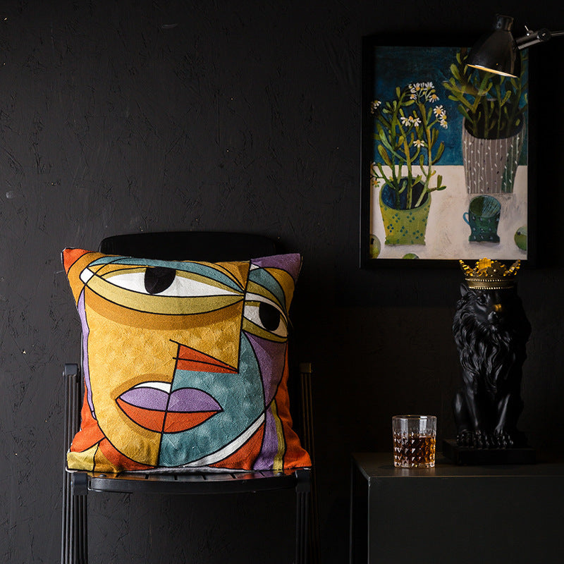 Abstract wind pillowcase