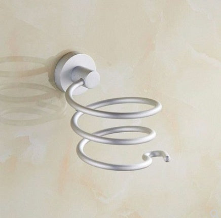 Space aluminum hair dryer rack