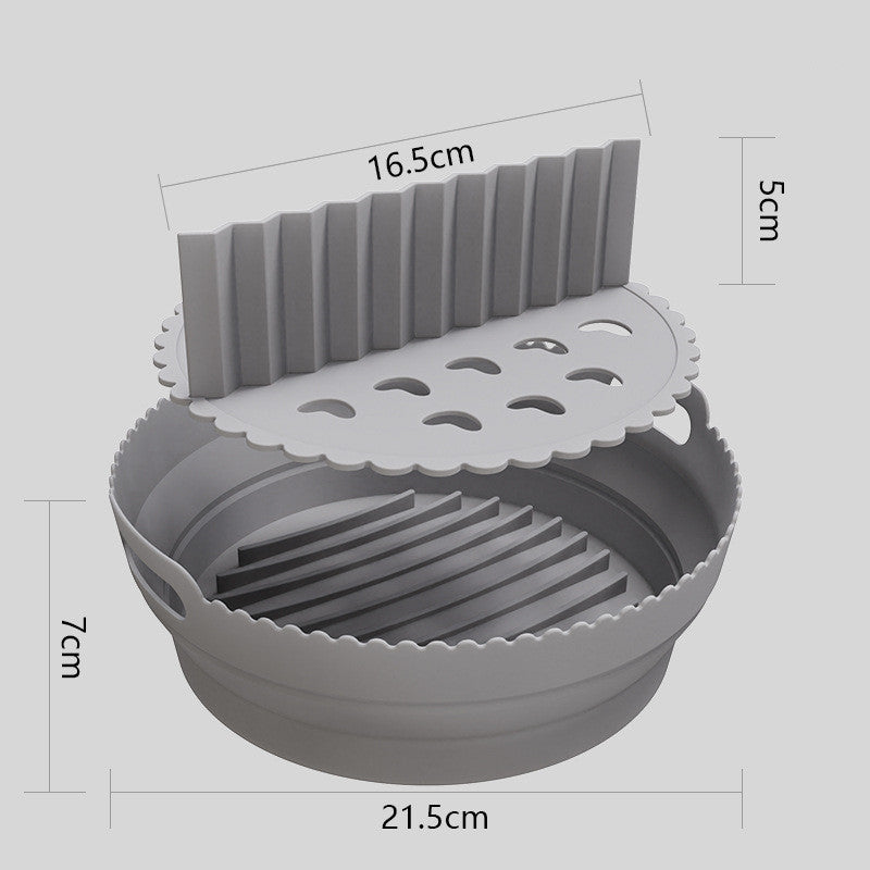 Bandeja de silicona para hornear multifuncional plegable
