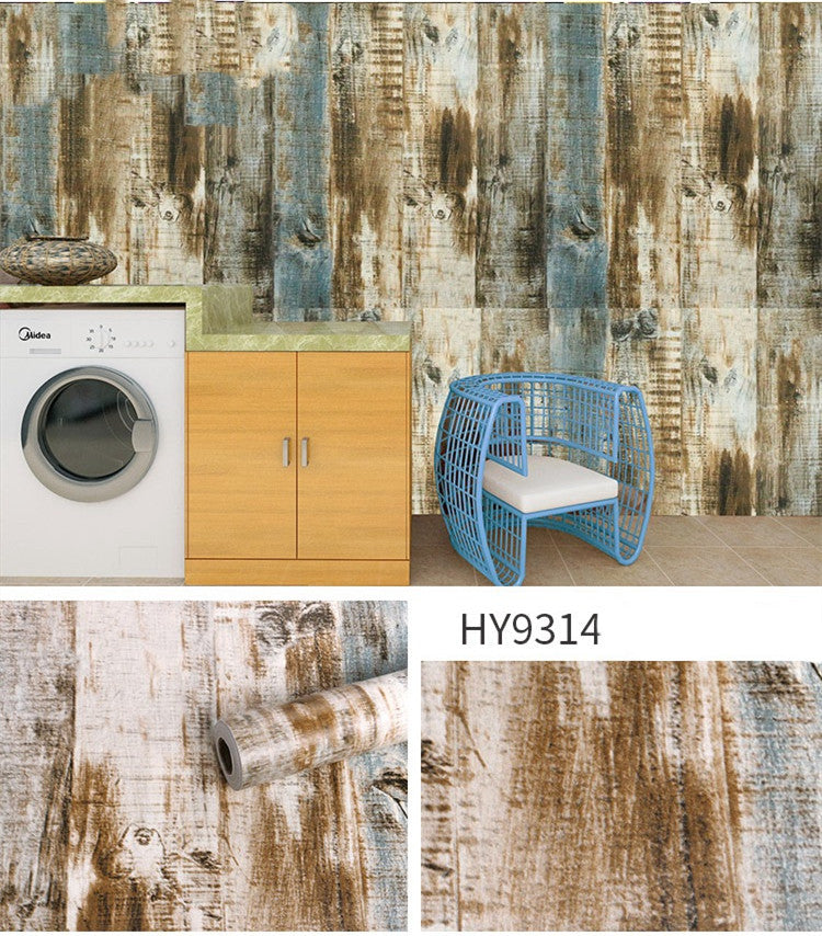 Antique Striped European Wallpaper Waterproof Make Over