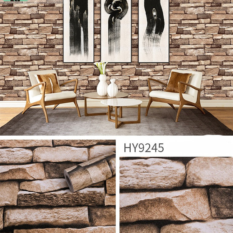 Self-pasted Refurbished Wallpaper Waterproof Three-dimensional Printing