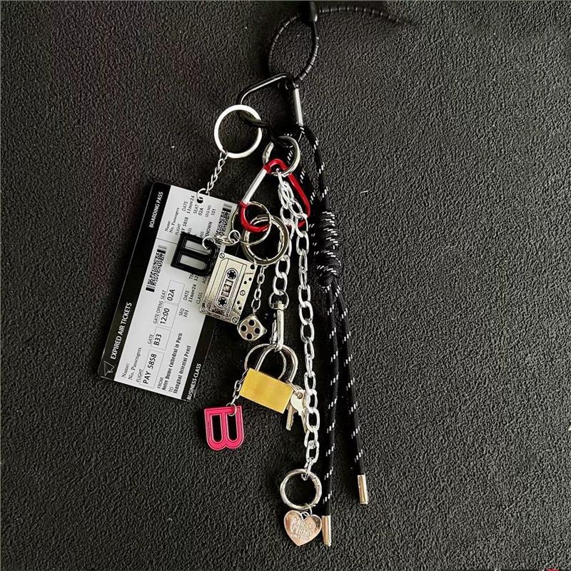 Fashion Chain Decorative Keychain Pendant Lanyard