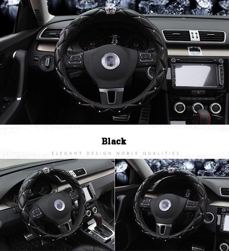 Car Steering Wheel Cover DAD Crown Diamond