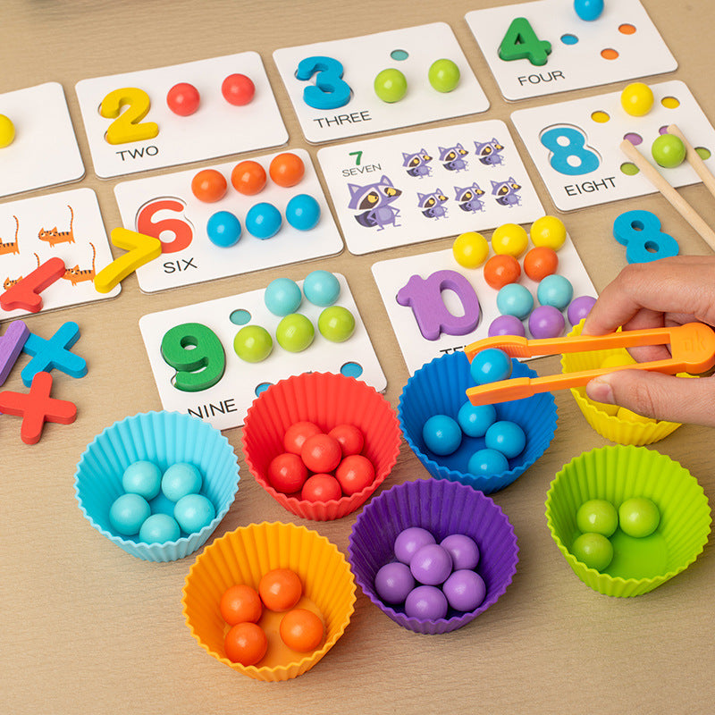 Digital Cognitive Pairing Educational Marbles Toy