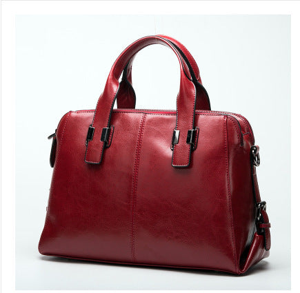 Women's Fashion Simple Leather Crossbody Bag