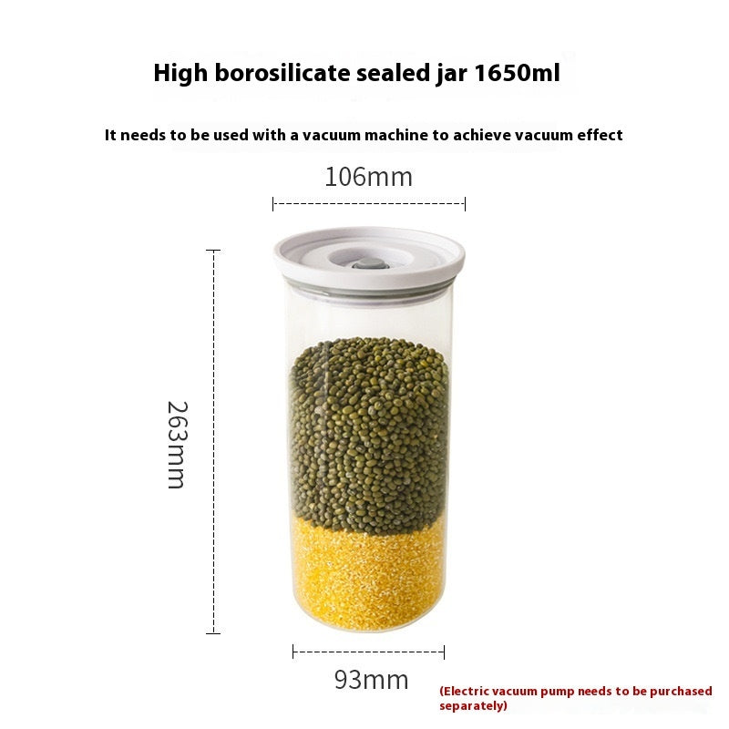 Electric Vacuum Sealing Tank Refrigerator Storage Box