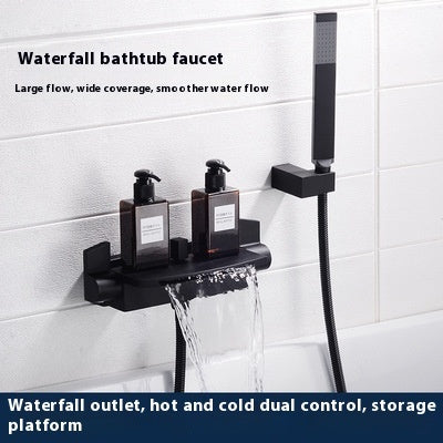 Waterfall Bathtub Faucet Shower Head Set
