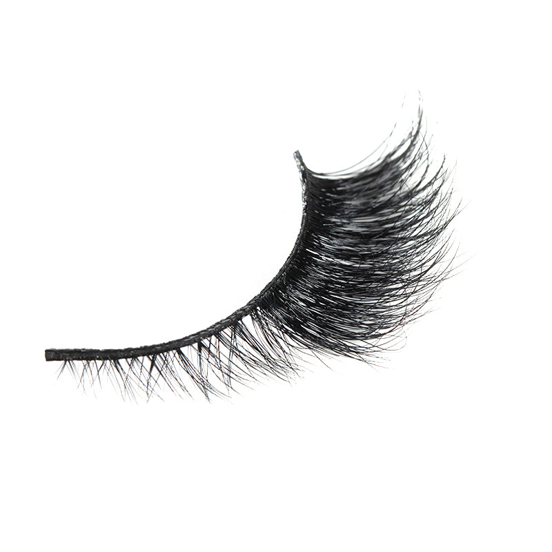 3d Three-dimensional Mink Hair False Eyelashes Natural Thick Eye Tail Lengthening Messy Curl
