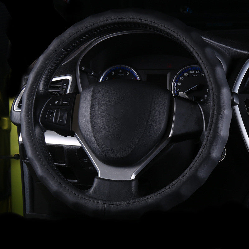 Four Seasons Leather Steering Wheel Cover