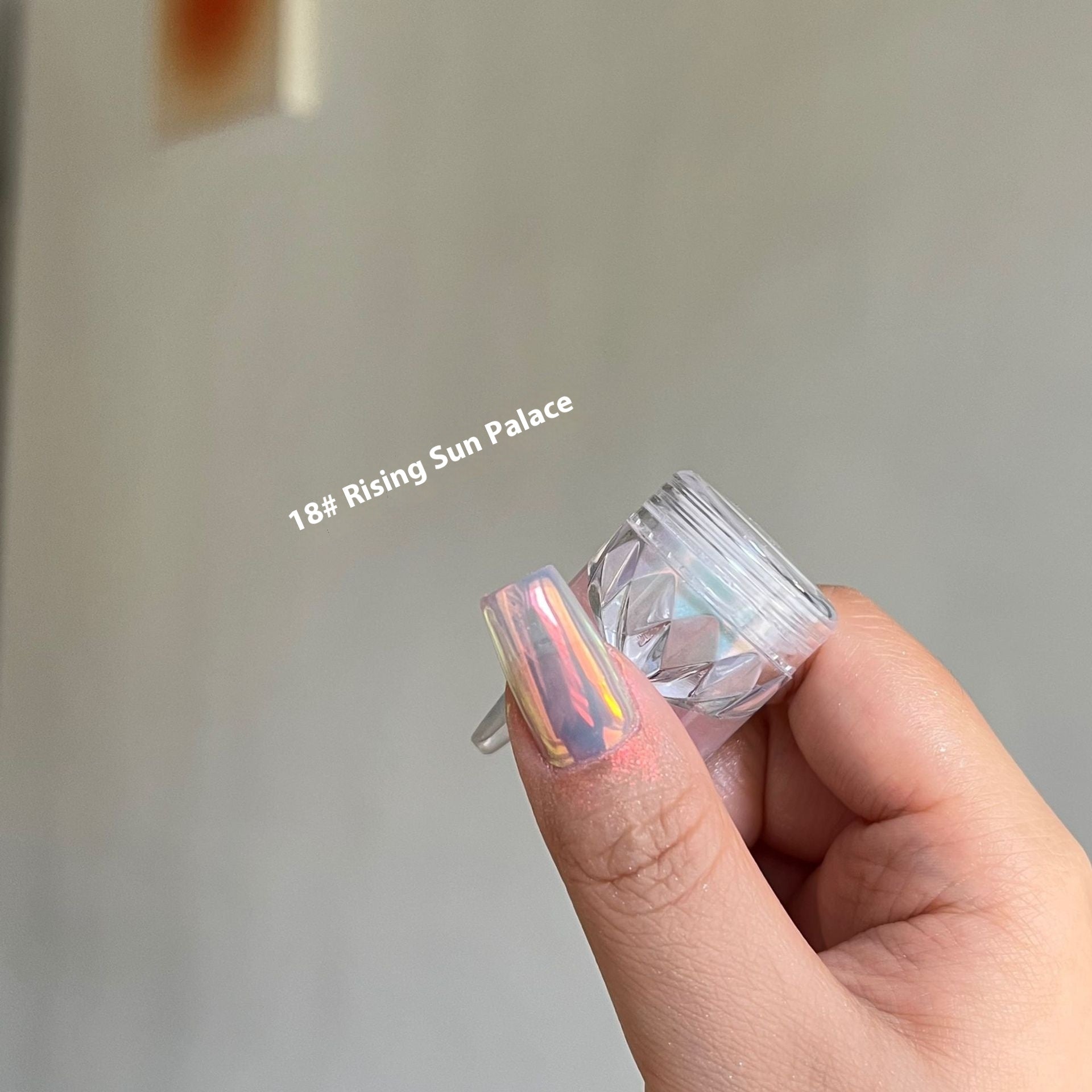 Sky Mirror Aurora Powder Nail Beauty Ornament