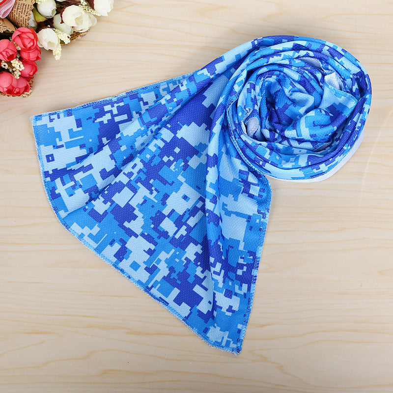 Printed Camouflage Cool Towel Cool Down Sports Towel