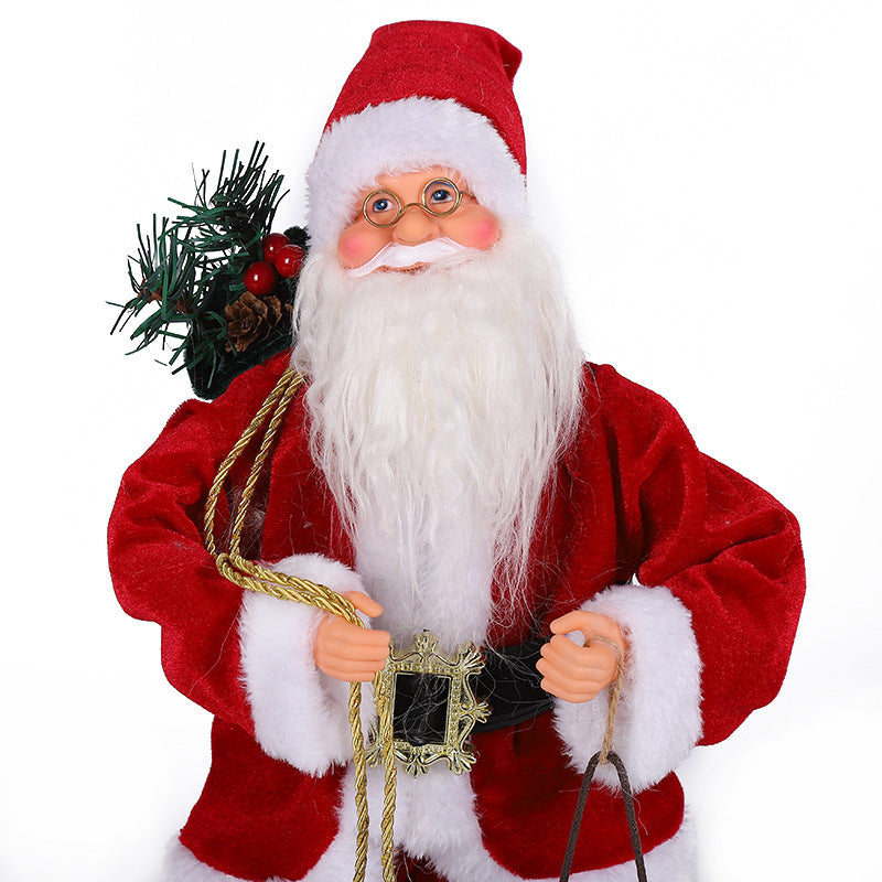 Music Electric Swing Santa Claus Decoration Toys