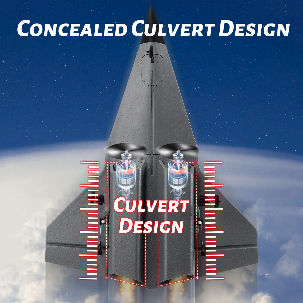 Darkstar Reconnaissance Four-Channel Fighter