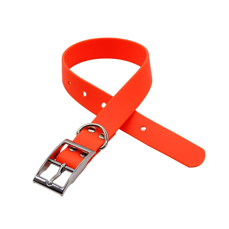 Collier pour chien en PVC en gros, étanche, résistant à l'usure, collier de traction pour chien, fournitures pour animaux de compagnie