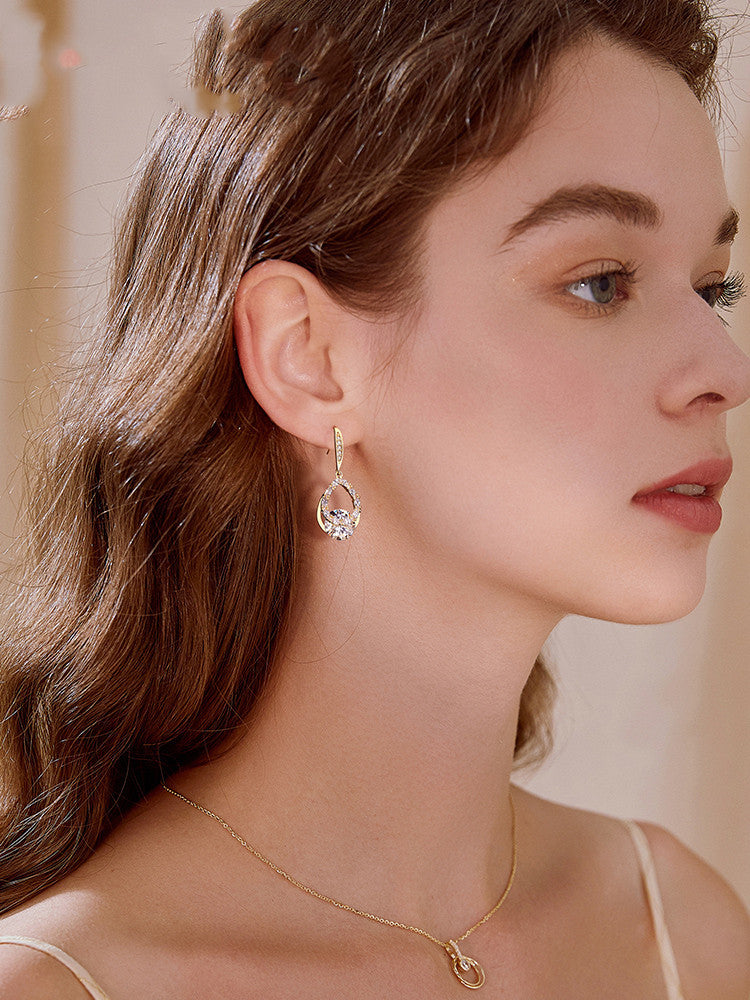 High-end Niche Earrings Female Temperament Long Earrings