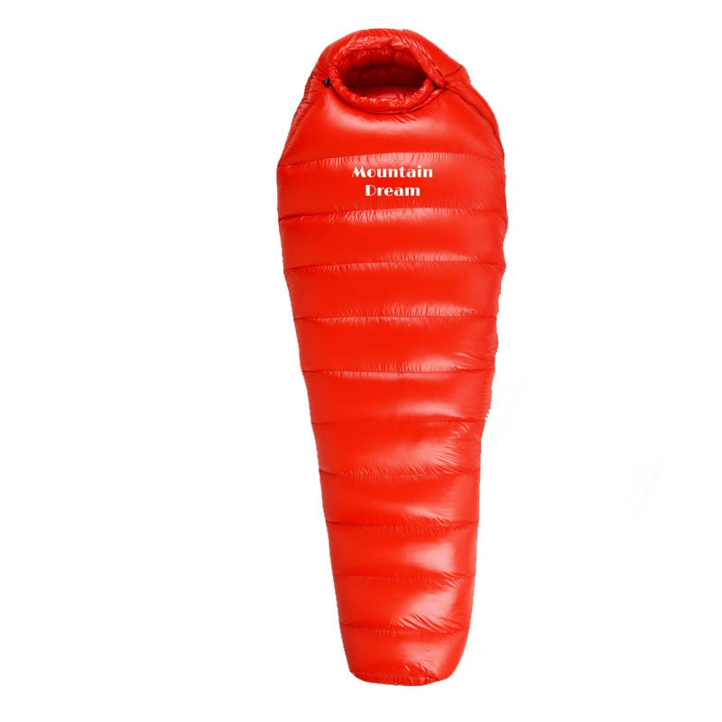 Outdoor Camping Thickened Warm-keeping And Cold-proof Duck Down Sleeping Bag