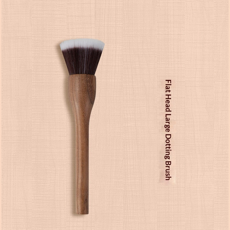 H Set Brush Vintage Soft Black Walnut Makeup Brush