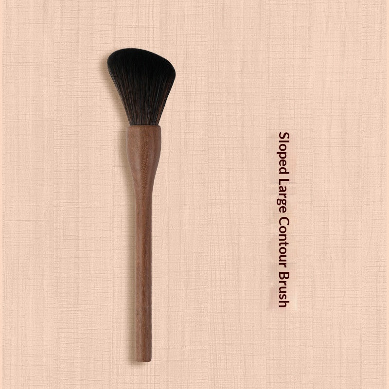 H Set Brush Vintage Soft Black Walnut Makeup Brush