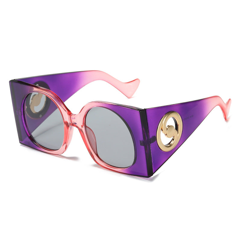European And American Large Frame Women's Sunglasses