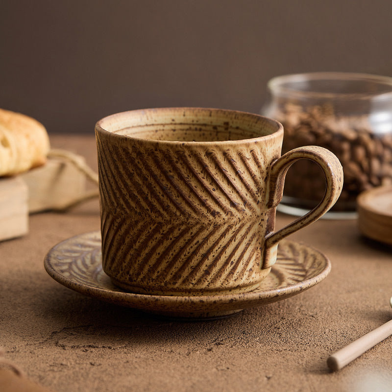 Retro Coffee Cup Ceramic Mid-Ancient Mug