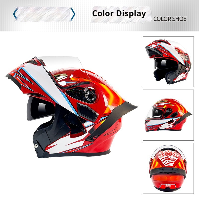 Personalized Big Tail Knight Safety Four Seasons Universal Helmet