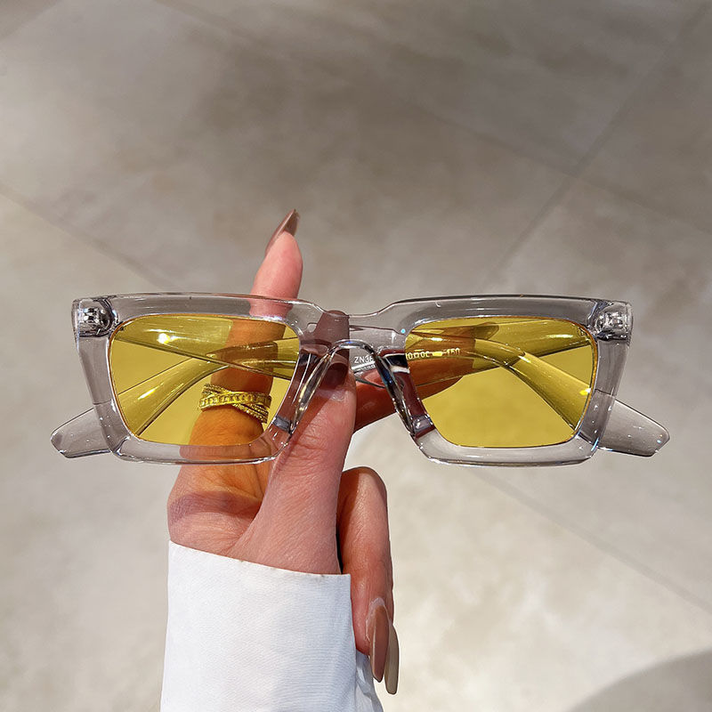 Simple Small Frame Square Sunglasses UV-proof Sunglasses