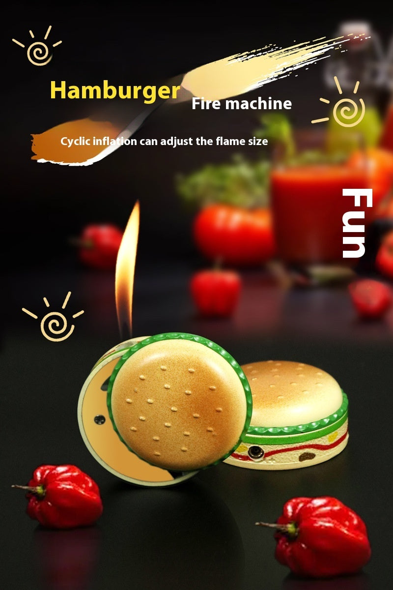 Creative Cute Small Hamburger Lighter