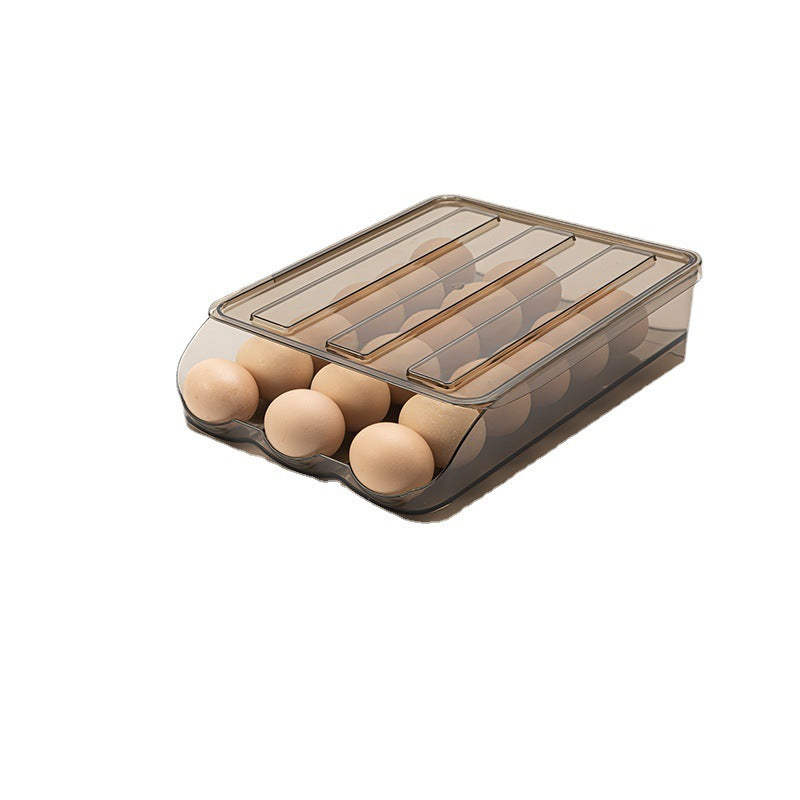 Creative Self-rolling Egg Box Refrigerator Drawer