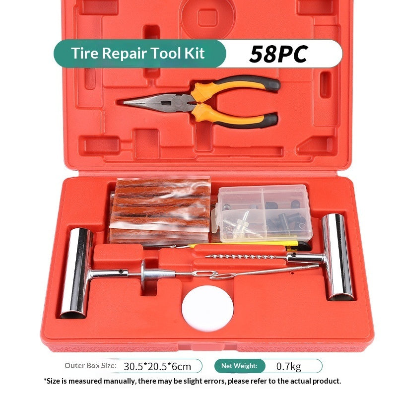 Car Tire Repair Rubber Strip Set