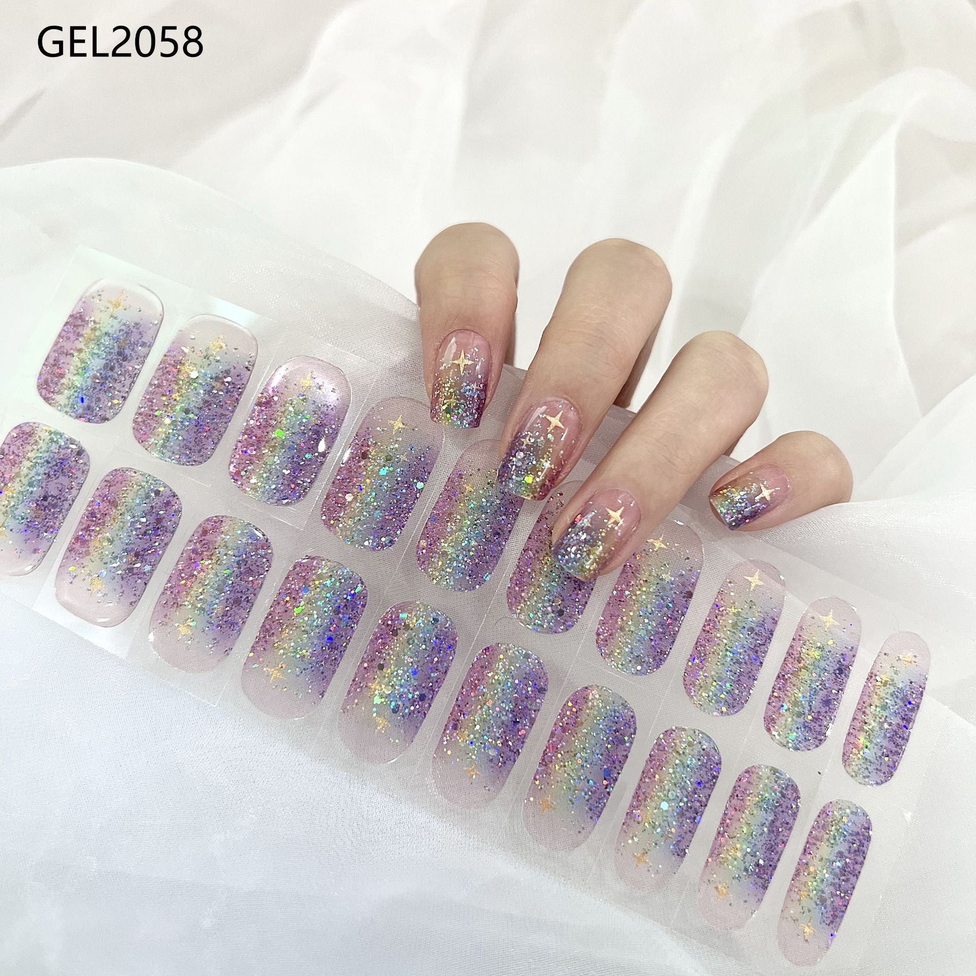 Pure Color Onion Powder Baking-free Gel Nail Art