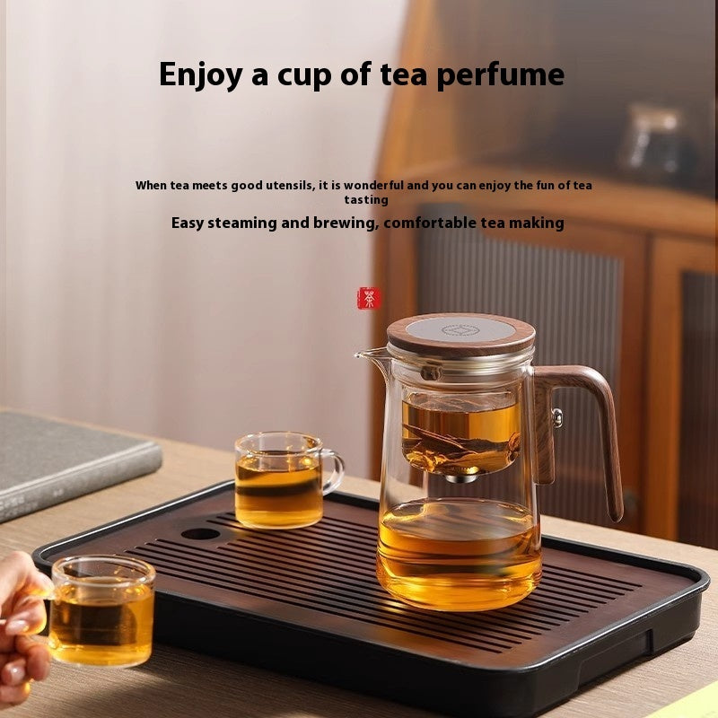 Magnetic Elegant Cup Teapot Household Full Glass Liner Tea Water Separation Teapot Tea Set