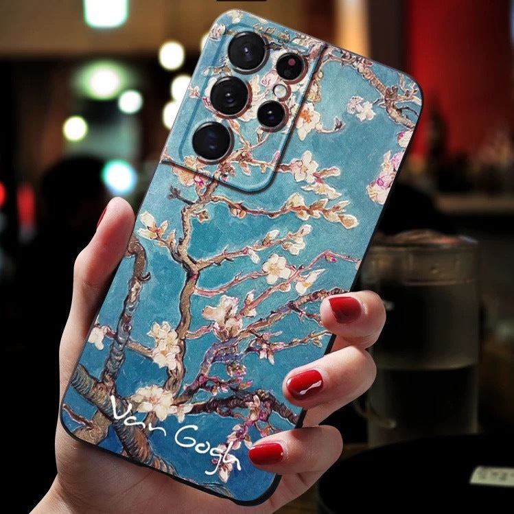 Embossed Phone Case Starry Sky