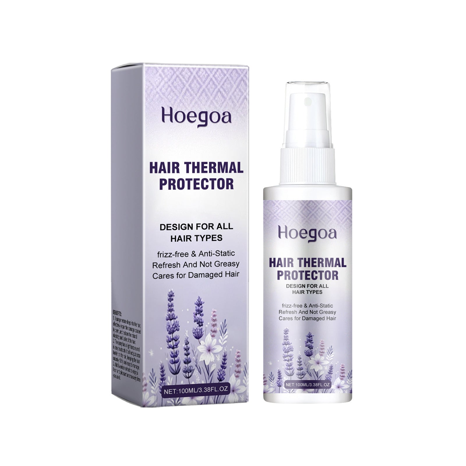 Masque capillaire doux et nourrissant aux protéines Spray volumateur thermo-colorant