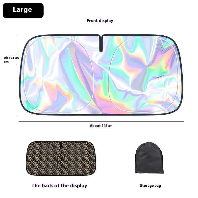 Laser Car Sunshade Front Windscreen Visor