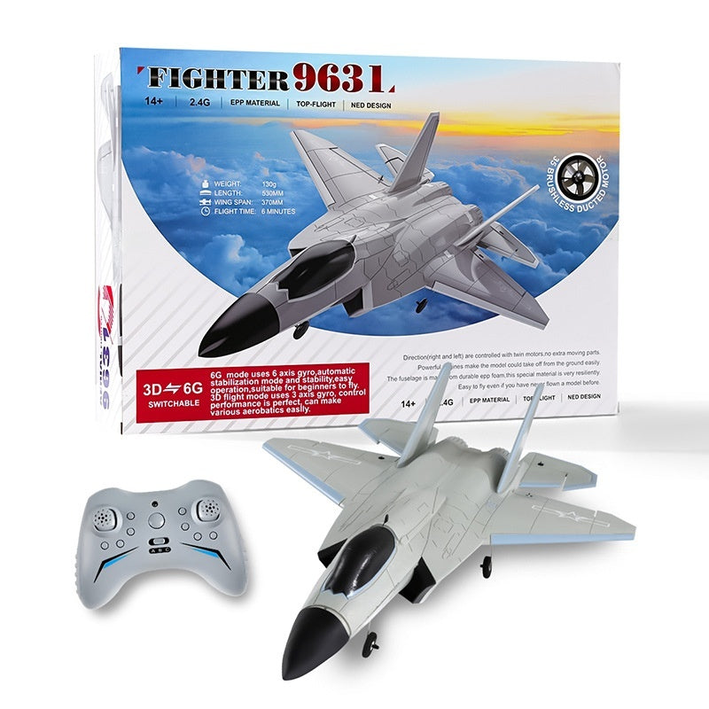 Remote-controlled Brushless Foam Fighter Jet
