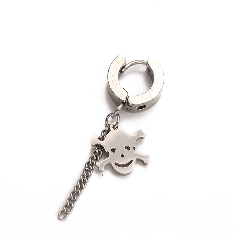 Single Street Hip Hop Earrings