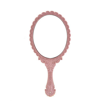 HD Handheld Makeup Mirror Portable Handle