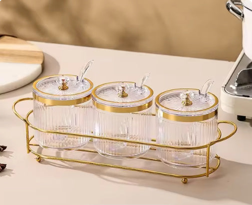 Boîte à assaisonnements tendance pour rangement domestique