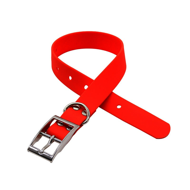Collier pour chien en PVC en gros, étanche, résistant à l'usure, collier de traction pour chien, fournitures pour animaux de compagnie