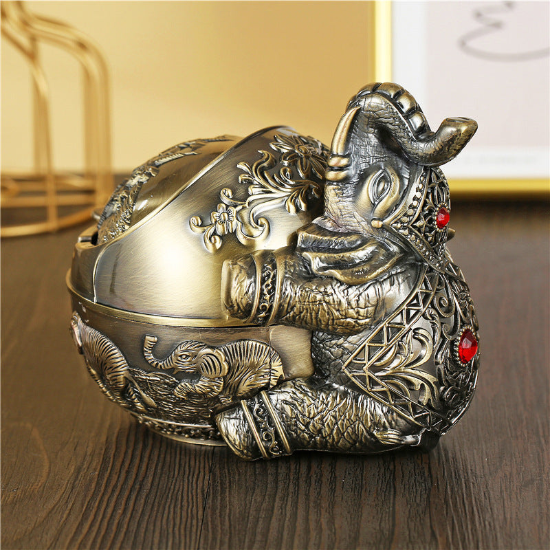 Home Office Living Room With Lid Anti Fly Ash Ashtray