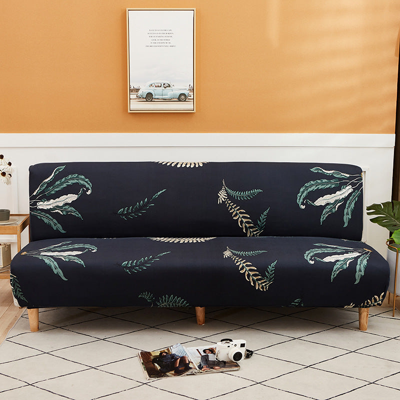 All-Inclusive Stretch Fabric Armless Sofa Towel Sofa Cover