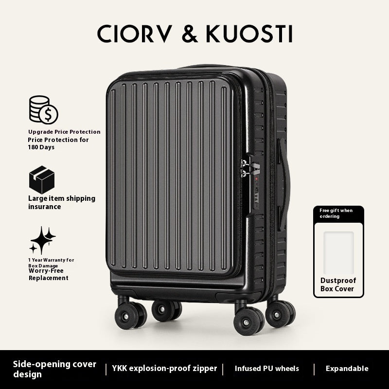 Boarding Password Travel Expandable Large Capacity Side Open Trolley Case