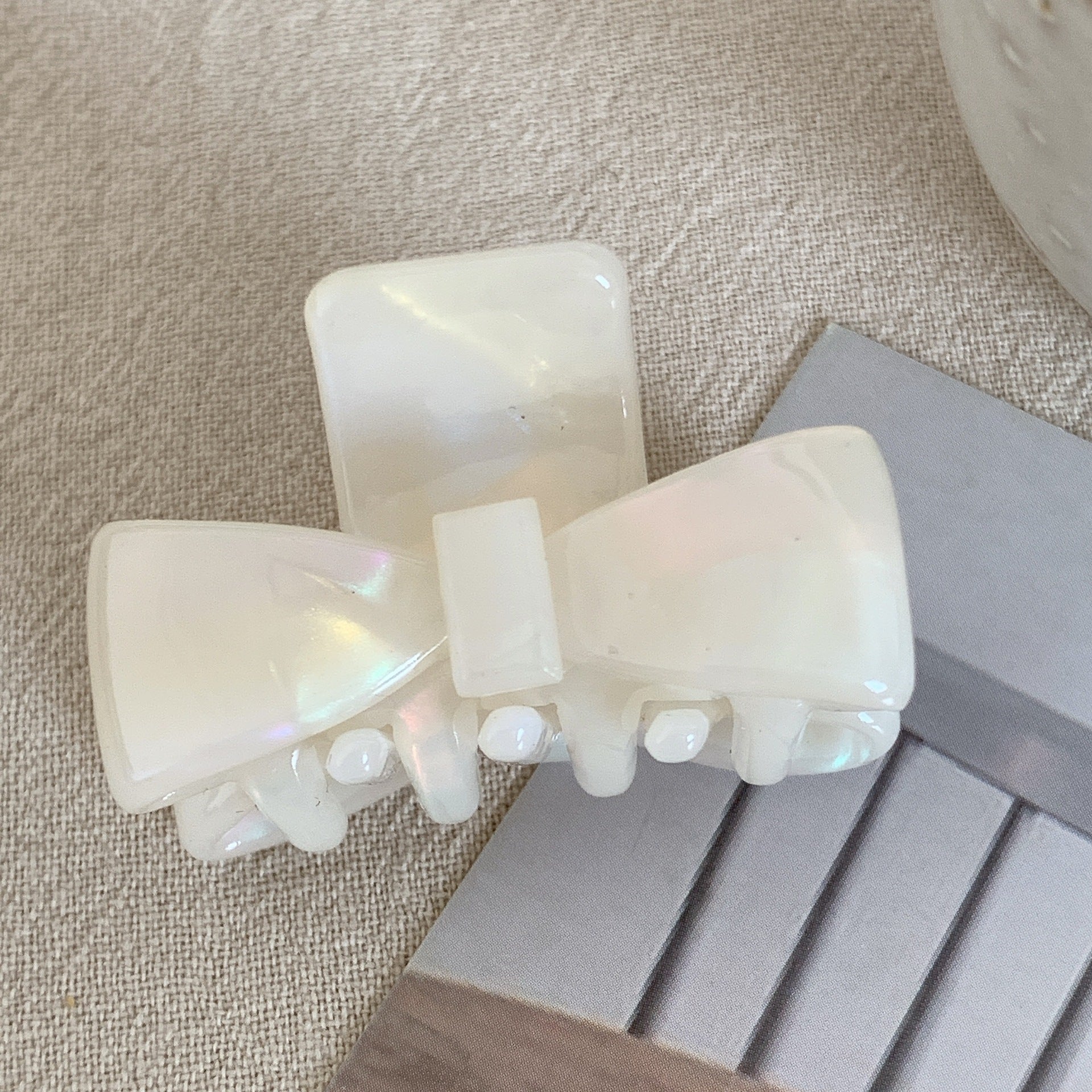 Bow Small Grabbing Simple Small Hair Clip Bangs Shark