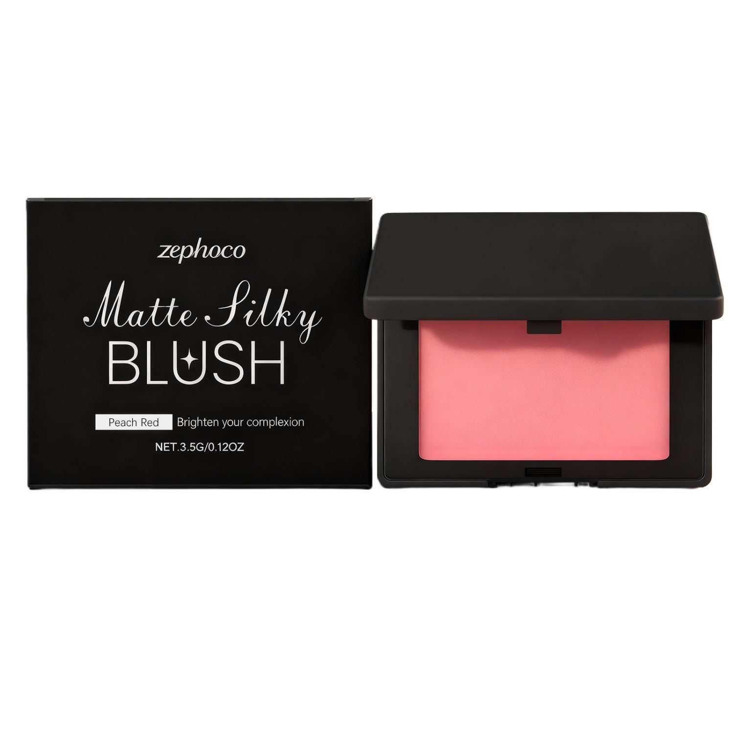 Matte Silky Blush Dark Red