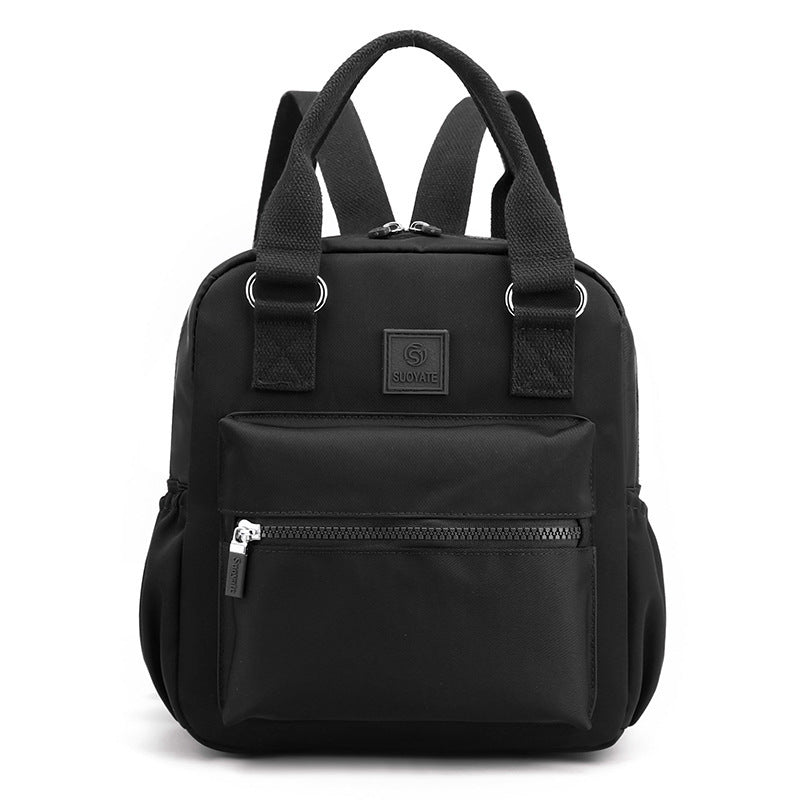 Solid Color Backpack Female New Fashion